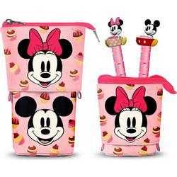 Karactermania Minnie Mouse Muffin Κασετίνα Γεμάτη Ροζ 08786