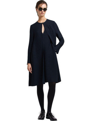 Emporio Armani Mini Βραδινό Φόρεμα Μεταξωτό Navy Μπλε EW002310TE15812-FB212