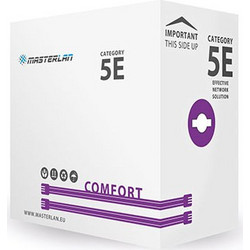 Masterlan U/UTP Cat.5e Καλώδιο Δικτύου Ethernet 1m Blue UTP5E24LS-MSC-M