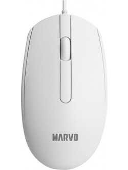 Marvo MS003 Ενσύρματο Ποντίκι White