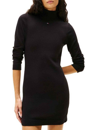 Tommy Jeans Mini Καθημερινό Φόρεμα Μαύρο DW0DW21958-BDS