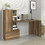 Megapap Γραφείο Ξύλινο με Βιβλιοθήκη 149.5x60x120cm GP042-0110,3