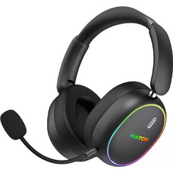 Hator Phoenix 2 Ασύρματο Gaming Headset Over Ear Black