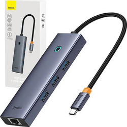 Baseus Ultrajoy 4in1 USB-C Docking Station με HDMI PD Ethernet