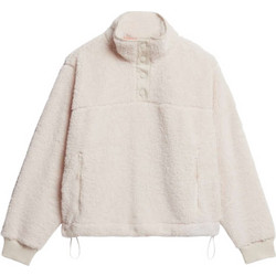 Superdry Γυναικείο Αθλητικό Φούτερ Εκρού WW5125001-3KU