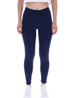 Reebok Identity Γυναικείο Κολάν Μακρύ Ψηλόμεσο Navy Μπλε 100240010
