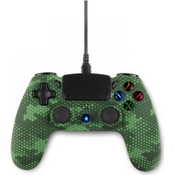 Spartan Gear Hoplite 2 Wired Controller για PC & PS4 Green Camo