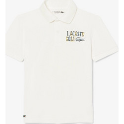Lacoste Παιδικό Polo Κοντομάνικο Μπεζ PJ8497-70V