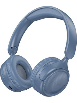 Hoco W66 Ασύρματα Bluetooth Ακουστικά Over Ear Μπλε