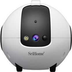 Sricam Srihome DH013 IP Κάμερα Ασφαλείας Wi-Fi 4MP 2K 4mm Νυκτός Μπαταρίας με Αμφίδρομη Επικοινωνία