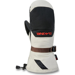 Dakine Leather Scout Αδιάβροχα Ανδρικά Γάντια Σκι & Snowboard Λευκά Μαύρα