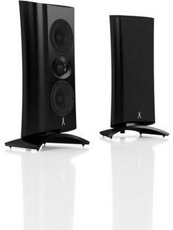 Estelon Aurelle Ζεύγος Ηχείων Hi-Fi Βιβλιοθήκης 80W 2 Δρόμων Black Gloss