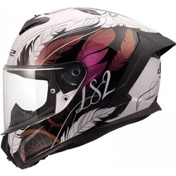 LS2 FF820 Rapid III Boho White Black Pink Κράνος Μηχανής Full Face 1350gr