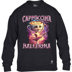 Takeposition Ballerina Cappuccina Παιδικό Φούτερ Μαύρο 810-1431