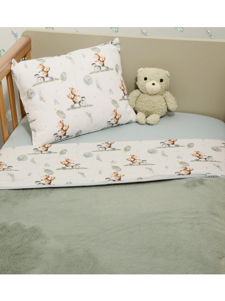 Baby Oliver Des 423 Κουβέρτα Κούνιας Βελουτέ 100x150 Χακί