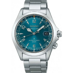 Seiko Prospex Land Ανδρικό Ρολόι Αυτόματο με Ασημί Μεταλλικό Μπρασελέ SPB503J1