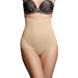 Bye Bra Κορσές Slip Σύσφιξης χωρίς Ραφές Μπεζ D-228310