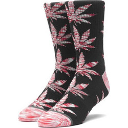 Huf Leaves Plantlife Ανδρικές Κάλτσες Ψηλές Μαύρες