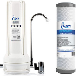 Eiger WF-NT1W-MD Μονό Φίλτρο Νερού Άνω Πάγκου με Βρυσάκι
