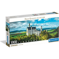 Puzzle Clementoni H.Q. Panorama Κάστρο Neuschwanstain 1000 Κομμάτια