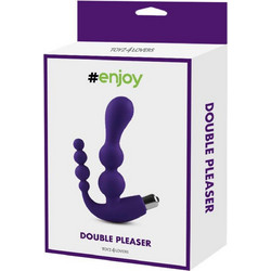 Toyz4lovers Enjoy Double Pleasure Πρωκτική Σφήνα Ασύρματη με Δόνηση Μωβ