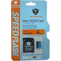 Technovo microSDHC 4GB Class 10 UHS-I + Adapter