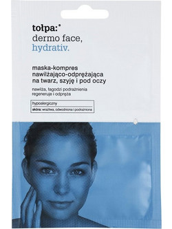 Tolpa Dermo Face Hydrativ Sheet Μάσκα Ματιών Προσώπου για Ενυδάτωση 2x6ml