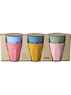 Rice Σετ Ποτήρια Νερού Μελαμίνη 250ml 6τμχ MELCU-6ZAW25