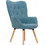 Avant Garde Μπερζέρα Βελούδινη Μπλε Stylish 1253-5036