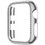 Sonique Luxury Diamond Πλαστική Θήκη Tempered Glass για Apple Watch 1 / 2 / 3 42mm Ασημί