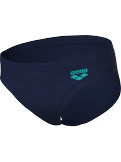 Arena Logo Brief Αθλητικό Παιδικό Μαγιό Σλιπ για Αγόρι Navy Μπλε Τιρκουάζ 003610-700