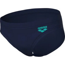 Arena Logo Brief Αθλητικό Παιδικό Μαγιό Σλιπ για Αγόρι Navy Μπλε Τιρκουάζ 003610-700