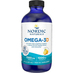 Nordic Naturals Omega-3D Lemon Ιχθυέλαιο 1560mg 237ml