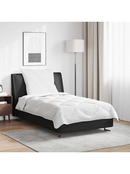 vidaXL Σετ Πάπλωμα Μονό Microfiber 135x220 2τμχ Λευκό 3376732