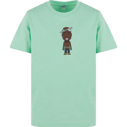 Mister Tee LA Sketch Παιδικό T-Shirt Κοντομάνικο Πράσινο Mint MTK217-01727