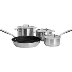 Miele Fiskars Σετ Μαγειρικά Σκεύη από Ανοξείδωτο Ατσάλι με Αντικολλητική Επίστρωση 4τμχ KMTS5704-2