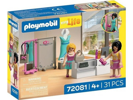 Playmobil My Life Μπουτίκ Γυναικείας Μόδας για 4+ Ετών 72081