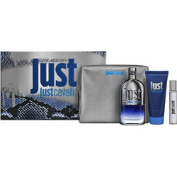 Roberto Cavalli Just Cavalli Eau de Toilette 90ml + 15ml + Shower Gel 100ml + Pouch