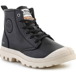 Palladium Pampa Hi ReVegan Ανδρικά Μποτάκια Δερμάτινα Μαύρα Αδιάβροχα 74378-008
