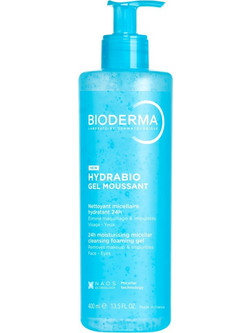 Bioderma Hydrabio 24h Moisturising Micellar Gel Ντεμακιγιάζ 400ml