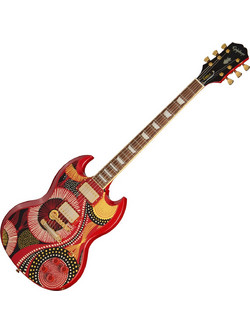 Epiphone Fatoumata Diawara Ηλεκτρική Κιθάρα Double Cut με Μαγνήτες HH & Ταστιέρα Rosewood Red