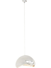 Kare Design Κρεμαστό Φωτιστικό Οροφής Μονόφωτο Ασημί 57757