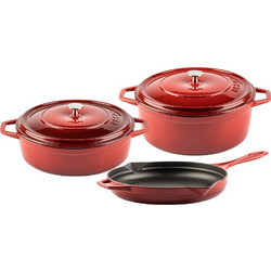 Hosse Kitchen Σετ Μαγειρικά Σκεύη από Ανοξείδωτο Ατσάλι 3τμχ 3800446850177
