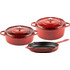 Hosse Kitchen Σετ Μαγειρικά Σκεύη από Ανοξείδωτο Ατσάλι 3τμχ 3800446850177