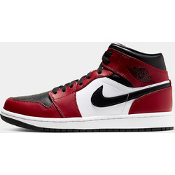 Jordan Air 1 Mid Ανδρικά Sneakers Μποτάκια Κόκκινα 554724-069