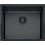 Apell Metamorfosis MEM75 Ένθετος Νεροχύτης Inox Brushed Black 54x44cm
