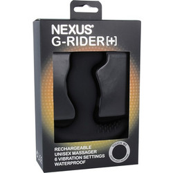 Nexus G-Rider Πρωκτική Σφήνα Ασύρματη με Δόνηση 10cm Μαύρη