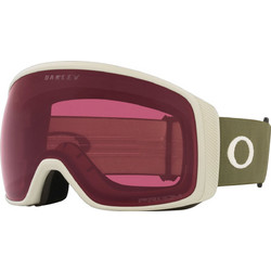 Oakley Flight Tracker L OO7104-46 Μάσκα Σκι & Snowboard Ενηλίκων Μπεζ με Φιμέ Φακό Μωβ