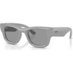 Ray-Ban RB4940 6876/1 Γυαλιά Ηλίου Τετράγωνα Κοκάλινα Λευκά με Γκρι Φακό