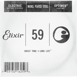 Elixir Strings Optiweb Χορδή Ηλεκτρικής Κιθάρας Nickel Plated Steel 59"